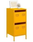 vidaXL Бюфет горчица жълто 35x39x735 см студеновалцувана стомана