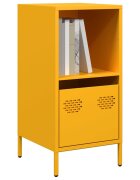 vidaXL Бюфет горчица жълто 35x39x735 см студеновалцувана стомана