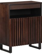 vidaXL Бюфет кафяв 60x34x75 см мангово дърво масив