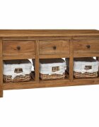 vidaXL Бюфет махагоново дърво масив 100x30x50 cм