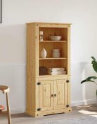 vidaXL Бюфет мексикански бор стил Корона 80x40x170 cм