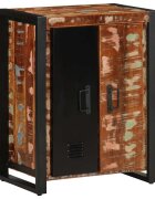vidaXL Бюфет Multicolour 55x35x70 cm Масивна дървесина Възстановена