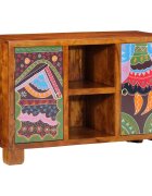 vidaXL Бюфет Multicolour 90x35x60 Масивна дървесина Акация