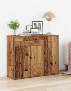 vidaXL Бюфет Old Wood 88x30x70 cm Инженерна дървесина