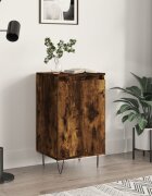 vidaXL Бюфет опушен дъб 40x35x70 см инженерно дърво