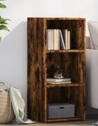 vidaXL Бюфет опушен дъб 40x41x93 см инженерно дърво
