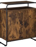 vidaXL Бюфет Опушен дъб 68 x 35 x 75 cm Обработено дърво