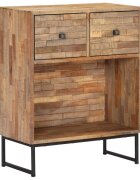 vidaXL Бюфет регенерирано тиково дърво 60x30x75 cм