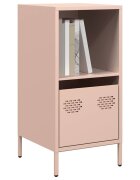 vidaXL Бюфет розов 35x39x735 см студеновалцувана стомана
