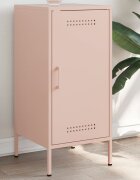 vidaXL Бюфет розов 36x39x79 см стомана