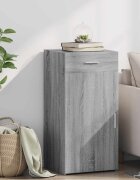 vidaXL Бюфет сив сонома 45x425x93 см инженерно дърво