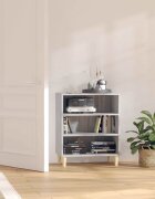 vidaXL Бюфет сив сонома 57x35x70 см инженерно дърво