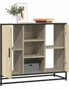 vidaXL Бюфет Сонома Дъб 92x35x76 cm Инженерна дървесина