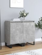 vidaXL Бюфети 2 бр бетонно сив 40x35x70 см инженерно дърво