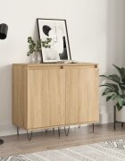 vidaXL Бюфети 2 бр дъб сонома 40x35x70 см инженерно дърво