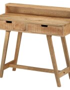 vidaXL Бюро 100x45x90 см грубо мангово дърво масив
