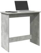 vidaXL Бюро бетонно сиво 80x40x75 см ПДЧ