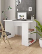 vidaXL Бюро бяло 110x60x73 см ПДЧ
