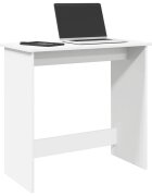 vidaXL Бюро бяло 80x40x75 см ПДЧ