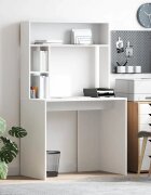 vidaXL Бюро Бяло 91 x 50 x 149 см Инженерна дървесина