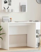 vidaXL Бюро Бяло Инженерна дървесина 109 x 50 x 78 см