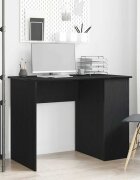 vidaXL Бюро черен дъб 100x55x75 см инженерно дърво