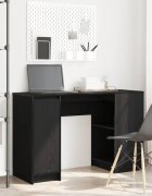 vidaXL Бюро Черен дъб 120x42x76 cm инженерно дърво