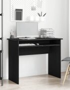 vidaXL Бюро черен дъб 90x50x74 см инженерно дърво