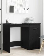 vidaXL Бюро Черния дъб 100 x 50 x 76 см Инженерна дървесина
