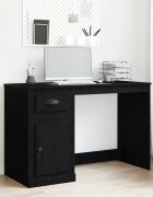 vidaXL Бюро Черния дъб 50 x 115 x 75 см Инженерна дървесина