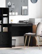 vidaXL Бюро Черния дъб 80 x 50 x 76 см