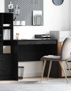 vidaXL Бюро Черния дъб 90 x 50 x 76 см