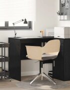 vidaXL Бюро Черния дъб Инженерна дървесина 102 x 50 x 75 см