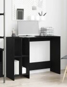 vidaXL Бюро Черния дъб Инженерна дървесина 1025 x 35 x 75 см