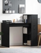 vidaXL Бюро Черния дъб Инженерна дървесина 108 x 55 x 103.5 см