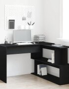 vidaXL Бюро Черния дъб Инженерна дървесина 200 x 50 x 76 см