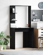 vidaXL Бюро Черния дъб Инженерна дървесина 785 x 37 x 1545 см