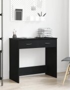 vidaXL Бюро Черния дъб Инженерна дървесина 80 x 40 x 75 см
