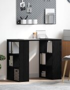 vidaXL Бюро Черния дъб Инженерна дървесина 90 x 50 x 75 см
