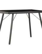 vidaXL Бюро черно 90x50x79 см