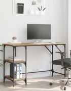 vidaXL Бюро Дъб 120 x 50 x 75 cm Инженерна дървесина