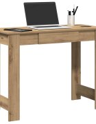 vidaXL Бюро дъб артизан 100x45x75 см инженерно дърво