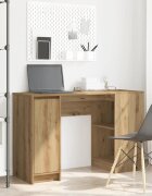 vidaXL Бюро дъб артизан 120x42x76 см инженерно дърво
