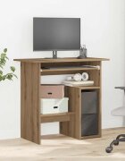 vidaXL Бюро дъб артизан 80x45x74 см инженерно дърво
