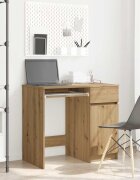 vidaXL Бюро дъб артизан 86x49x76 см инженерно дърво