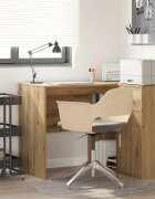 vidaXL Бюро Дъб Инженерна дървесина 102 x 50 x 75 см