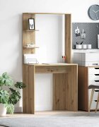 vidaXL Бюро Дъб Инженерна дървесина 785 x 37 x 1545 см