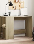vidaXL Бюро дъб сонома 102x50x75 см инженерно дърво