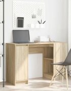 vidaXL Бюро дъб сонома 120x42x76 см инженерно дърво