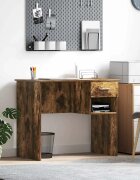 vidaXL Бюро Димян дъб 90 x 49 x 75 см Инженерна дървесина